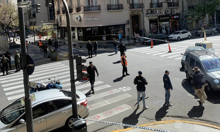 Amenaza de bomba en la embajada de Israel en Buenos Aires Amenaza de bomba en la embajada de Israel en Buenos Aires