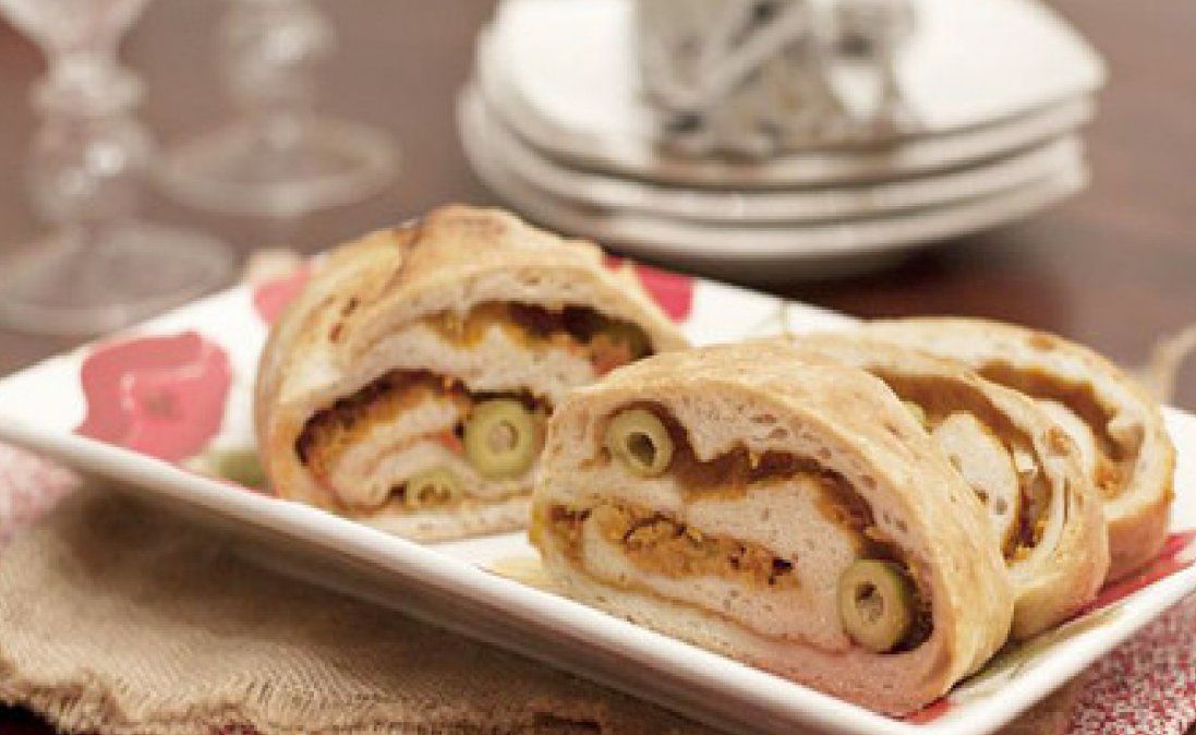 Cómo hacer pan relleno con jamón