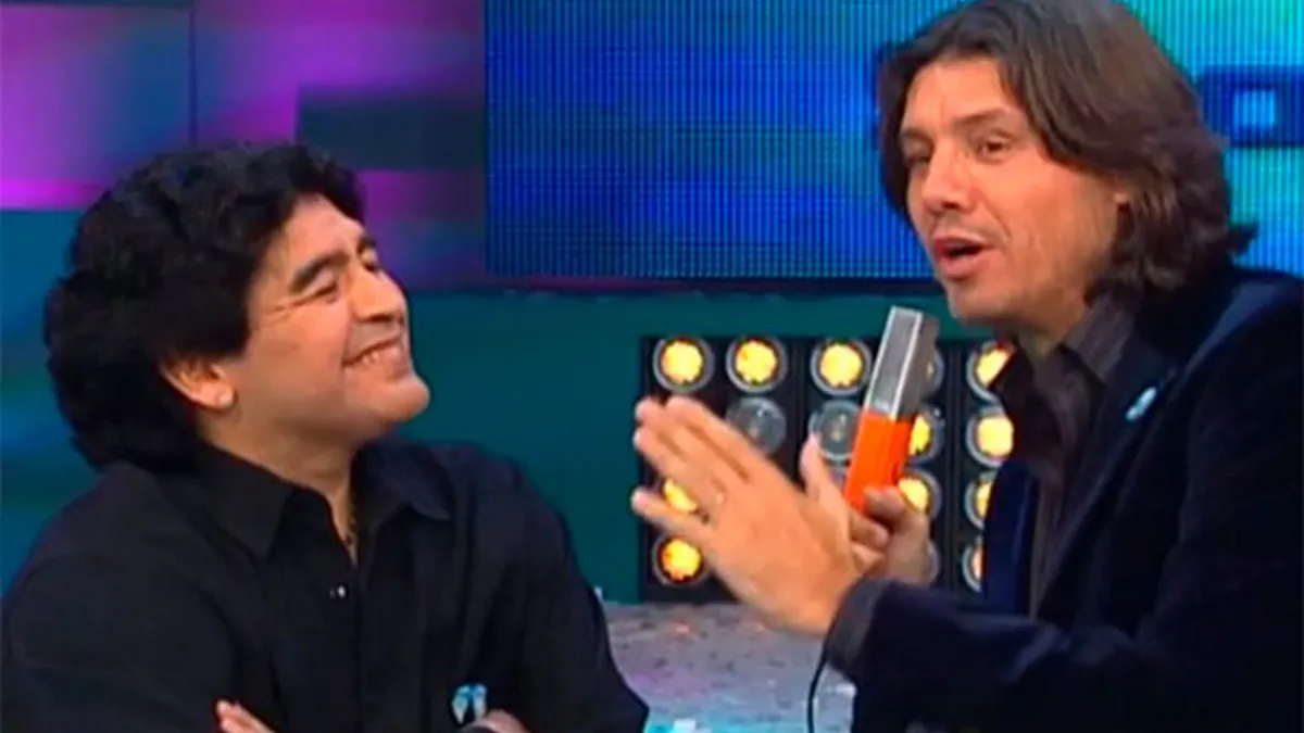 Tinelli record&oacute; el d&iacute;a que tuvo a Diego Maradona como jurado de su programa.&nbsp;