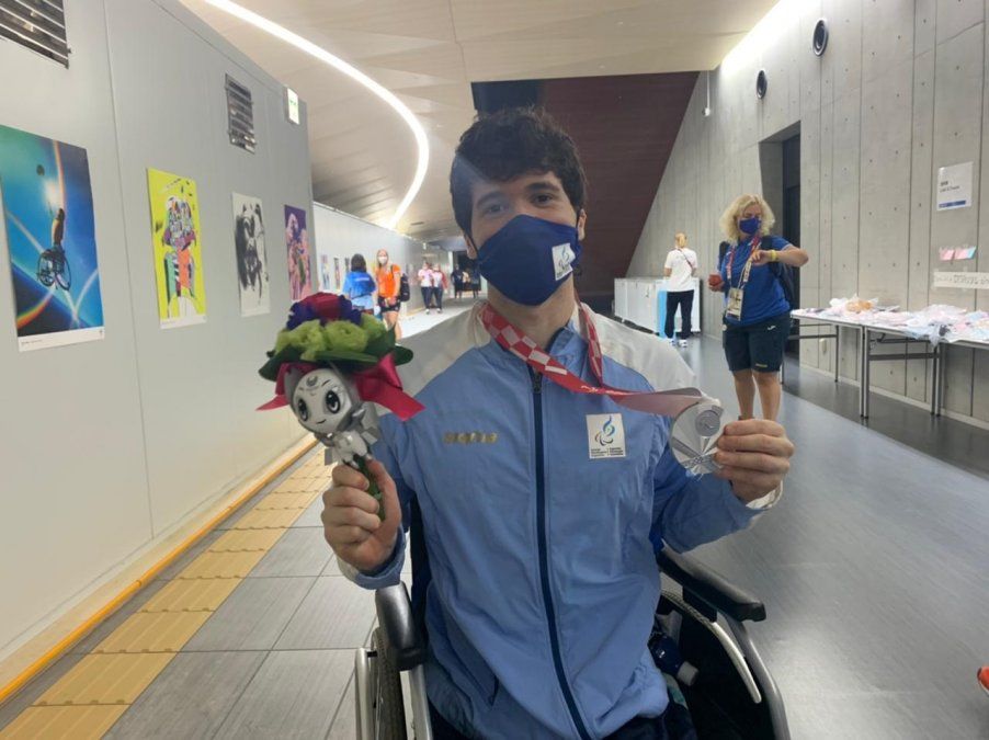 Matías De Andrade ganó la medalla de plata en los Juegos Paralímpicos de Tokio y Argentina suma otra presea a su medallero.