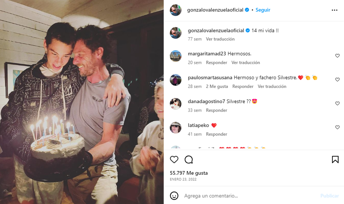 Así está Silvestre Valenzuela, el hijo de Juana Viale y Gonzalo Valenzuela. Así está Silvestre Valenzuela, el hijo de Juana Viale y Gonzalo Valenzuela.