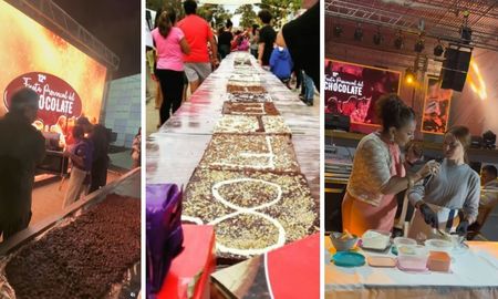 El 4 de abril, Barrancas vivirá la 13° Fiesta Provincial del Chocolate con tableta gigante, clases, shows y degustaciones en una jornada familiar. El 4 de abril, Barrancas vivirá la 13° Fiesta Provincial del Chocolate con tableta gigante, clases, shows y degustaciones en una jornada familiar.
