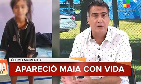 Fuertes exabruptos de Antonio Laje tras la aparición de Maia con vida Fuertes exabruptos de Antonio Laje tras la aparición de Maia con vida