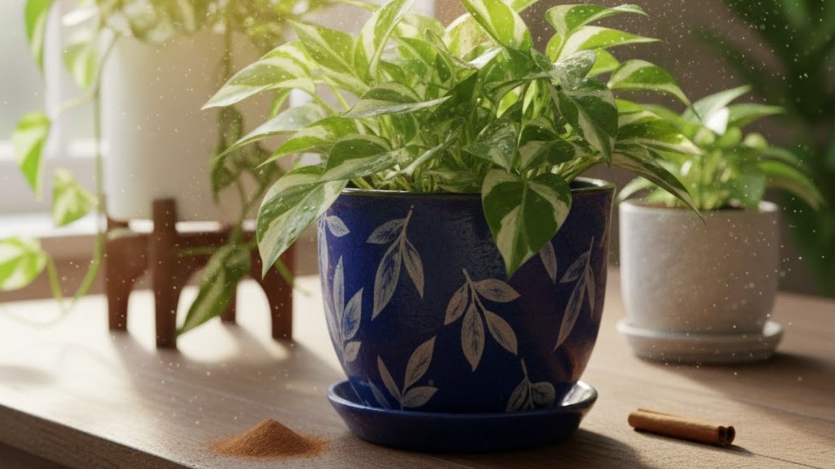 Cómo la canela protege tu planta de hongos y bacterias.