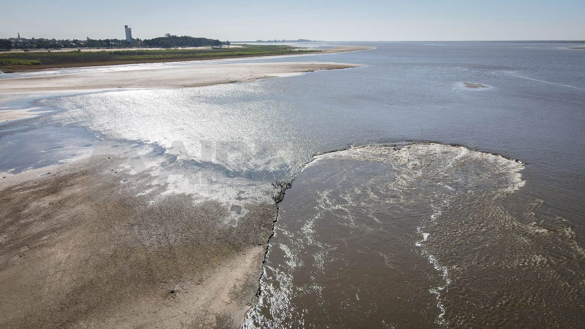 En momentos de bajante del río, se hace más difícil que la contaminación se diluya en el curso de de agua.