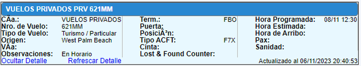 Taylor Swift arribaría a la Argentina a las 12:30 de este miércoles. Taylor Swift arribaría a la Argentina a las 12:30 de este miércoles.
