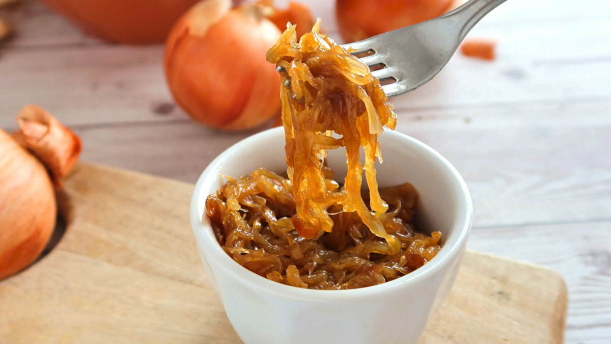 Cebolla caramelizada.