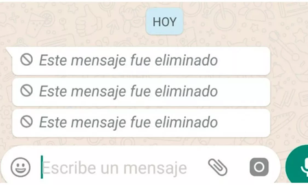 WhatsApp: el truco para ver un mensaje eliminado WhatsApp: el truco para ver un mensaje eliminado