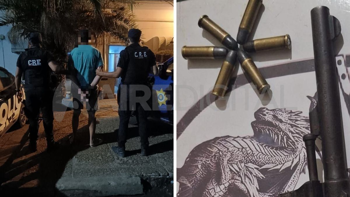 Barrio Transporte: detuvieron a un hombre armado