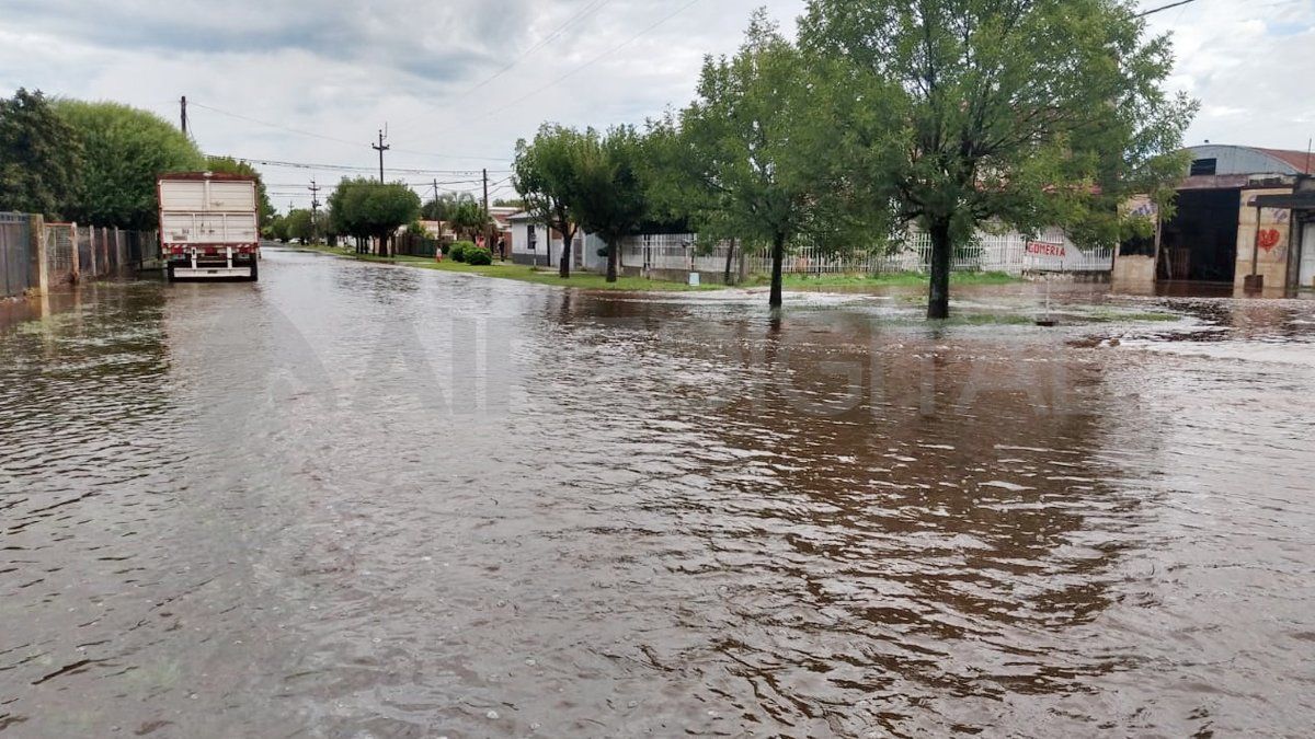 Arocena es una de las localidades más afectadas por el temporal del jueves.&nbsp;