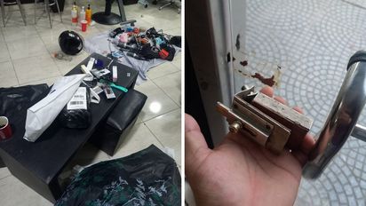 Le robaron dos veces en tres días en la peluquería: el ladrón se quedó dormido en el patio de al lado