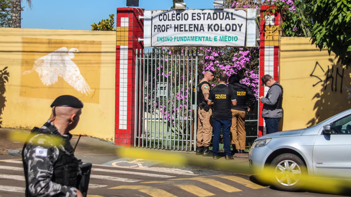 Brasil registró 36 ataques a escuelas. Murieron 49 personas. Brasil registró 36 ataques a escuelas. Murieron 49 personas.