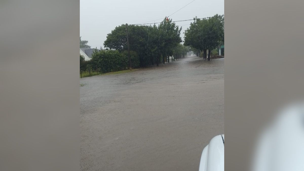 La situación en San Carlos Centro tras las intensas precipitaciones. La situación en San Carlos Centro tras las intensas precipitaciones.