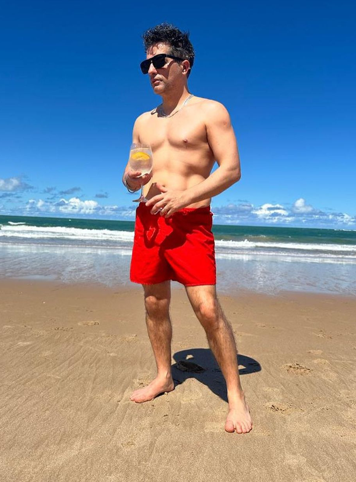 Ángel de Brito viajó con amigos a Brasil. Ángel de Brito viajó con amigos a Brasil.