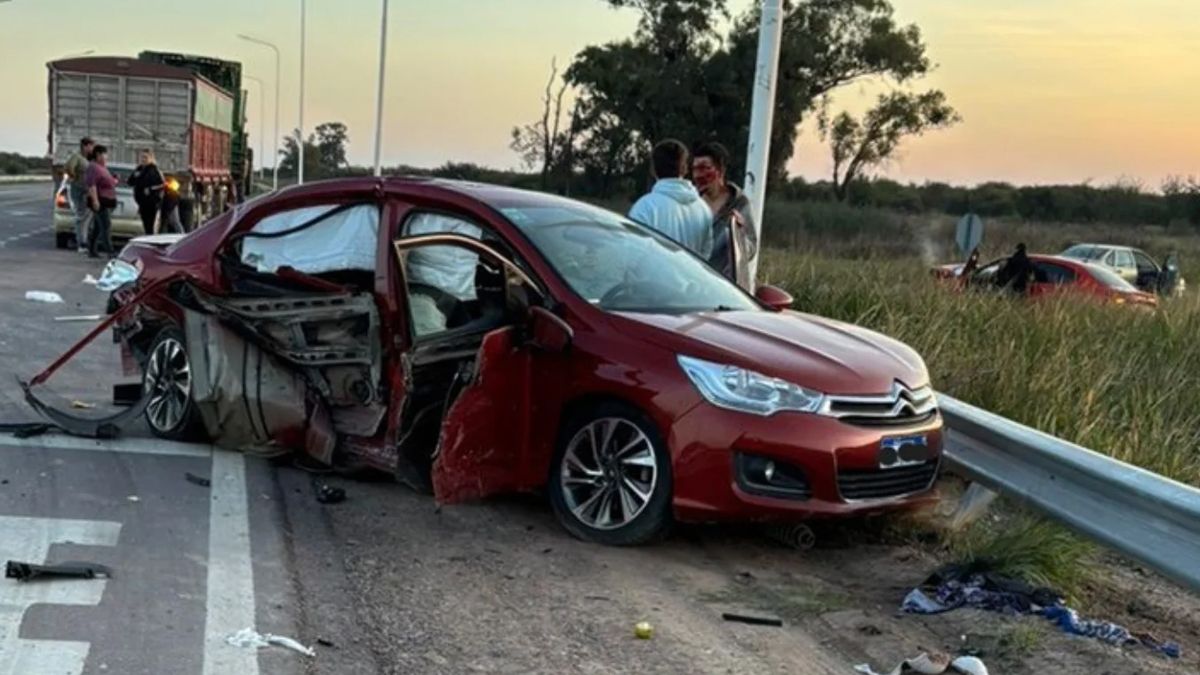 El accidente se produjo en el cruce de las rutas provinciales 2 y 39.