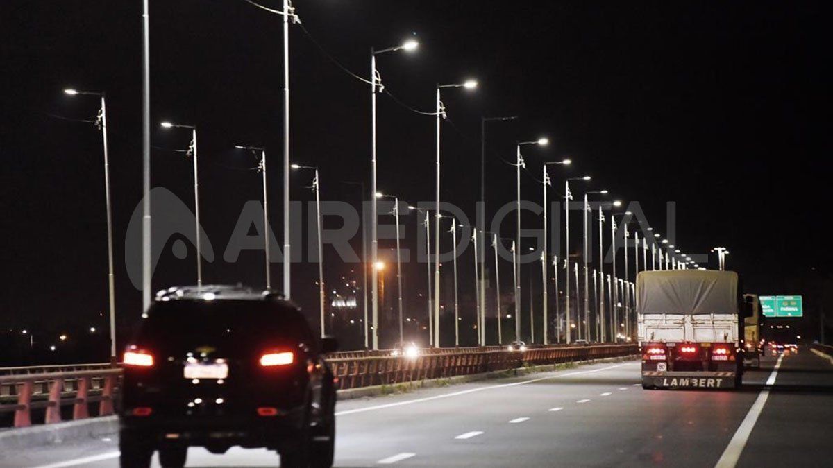 En la nueva iluminación se priorizaron dos tramos con intenso tránsito