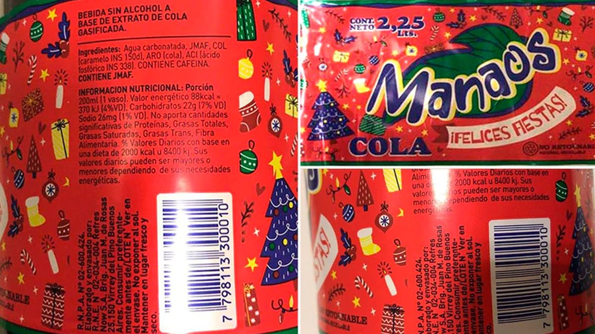 Retiraron del mercado varios lotes de la gaseosa Manaos por causar vómitos y diarrea