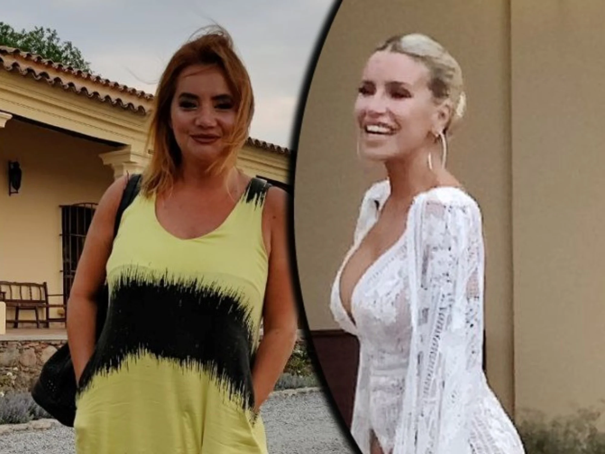 Nancy Pazos quiso ingresar un celular escondido al casamiento de Florencia Peña y la descubrieron.