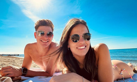 Julián Álvarez junto a su pareja Emilia Ferrero. Con esta foto el delantero la saludó por su cumpleaños. Julián Álvarez junto a su pareja Emilia Ferrero. Con esta foto el delantero la saludó por su cumpleaños.