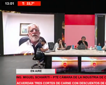 Miguel Schiariti en la entrevista con Luis Mino en la edición en el teatro de Ahora Vengo. Miguel Schiariti en la entrevista con Luis Mino en la edición en el teatro de Ahora Vengo.