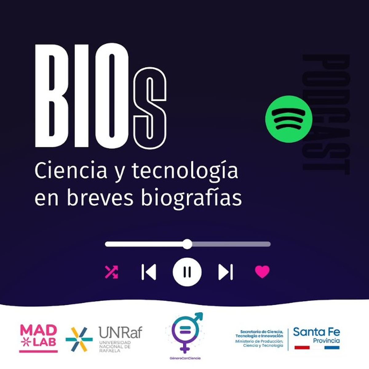 “BIOs, Ciencia y Tecnología en breves biografías” es un ciclo de podcasts con enfoque de género. “BIOs, Ciencia y Tecnología en breves biografías” es un ciclo de podcasts con enfoque de género.