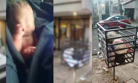 Encontraron a una beba recién nacida en la basura. Encontraron a una beba recién nacida en la basura.
