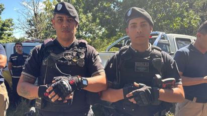 El gesto de los policías que se quedaron fuera de hora para buscar a Esmerlada en Cosquín