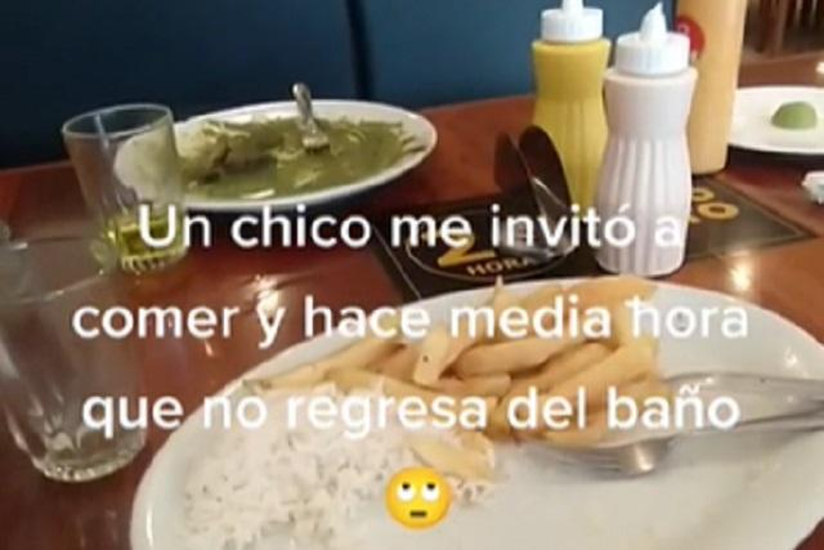 Una chica de Perú fue abandonada en plena cita.