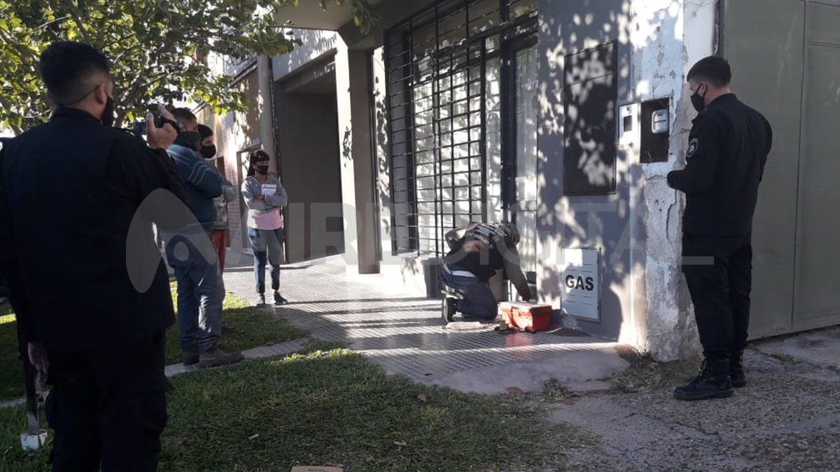 Primera Junta al 3700, el domicilio que fue inspeccionado por los agentes policiales.