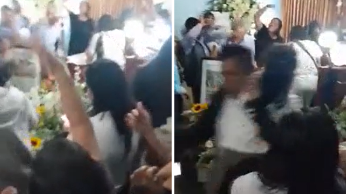 Volvió a la vida en pleno velorio y todo quedó filmado: el impactante caso sacude las redes