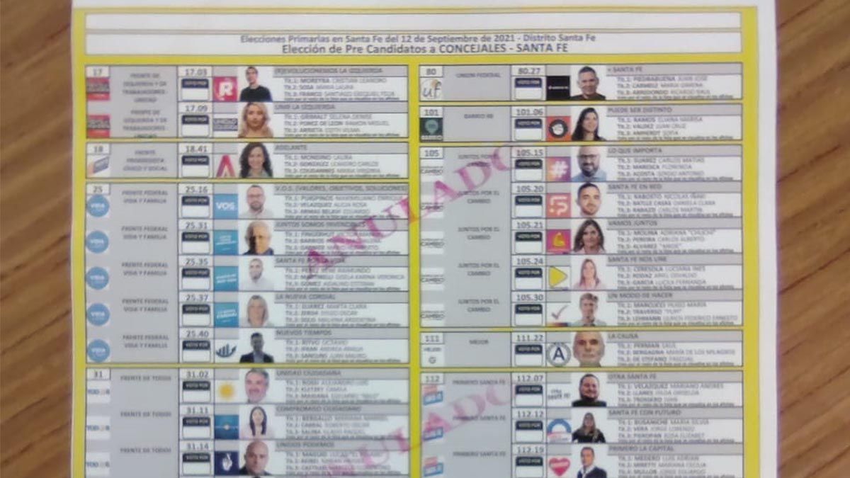 A través de un mapa interactivo se pueden consultar las boletas que se utilizarán en cada localidad.