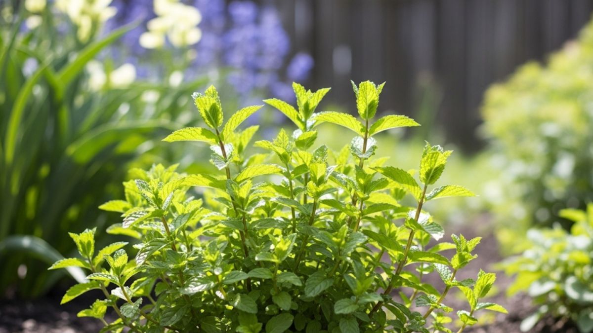 La menta también funciona como repelente natural. La menta también funciona como repelente natural. 