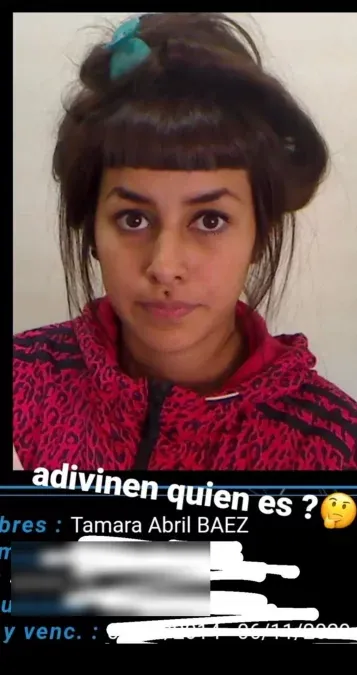 Tamara Báez había recibido muchas burlas por la antigua foto de su documento.