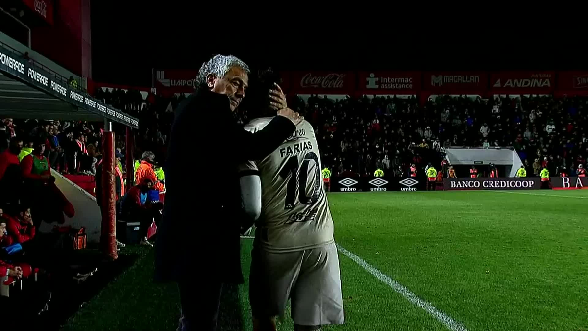 Facundo Farías junto a Néstor Gorosito. Facundo Farías junto a Néstor Gorosito.