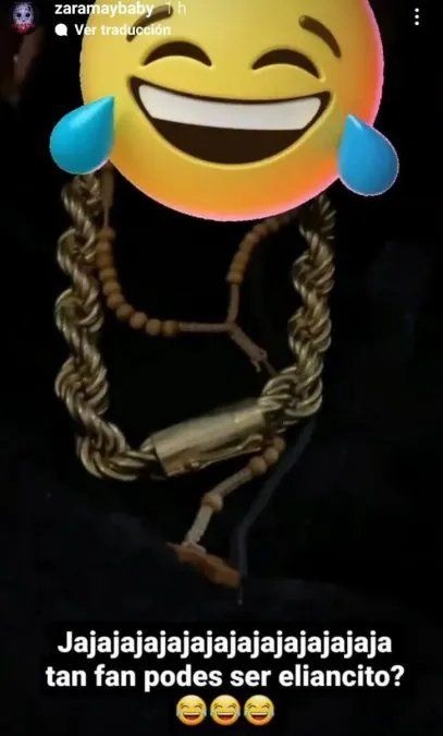 Zaramay tiene alquilado a L-Gante en sus posteos. 