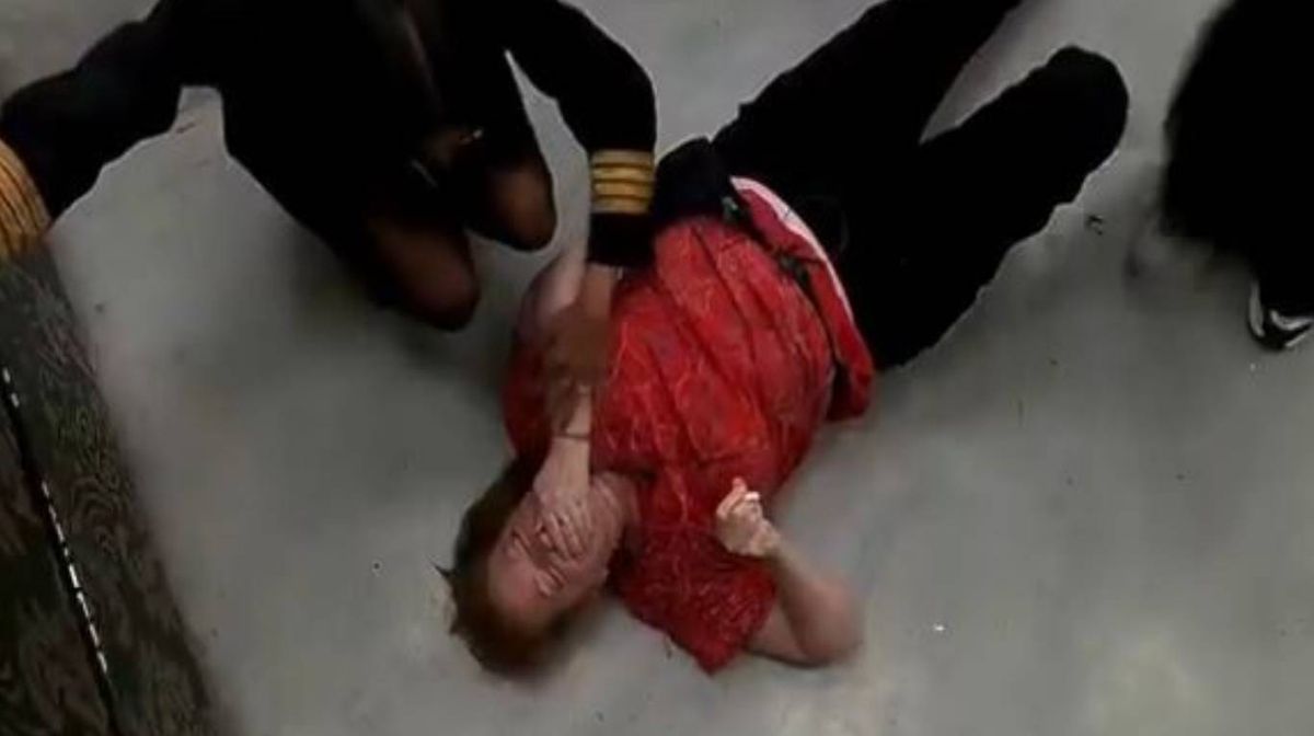 Andrea del Boca está internada.