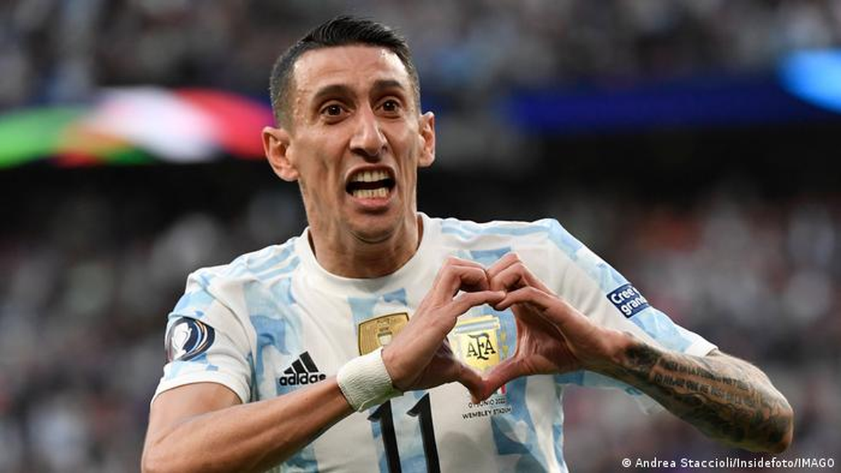 Di María padece un desgarro en el isquiotibial de la pierna derecha.