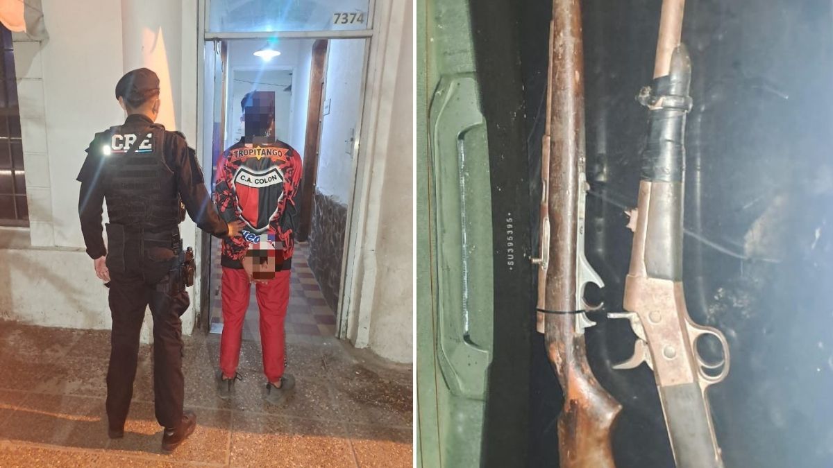 La policía detuvo a un hombre armado en Santa Fe