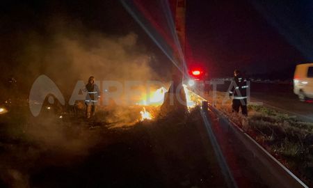 Personal de Bomberos Zapadores controlaron un incendio en Circunvalación Oeste. Personal de Bomberos Zapadores controlaron un incendio en Circunvalación Oeste.