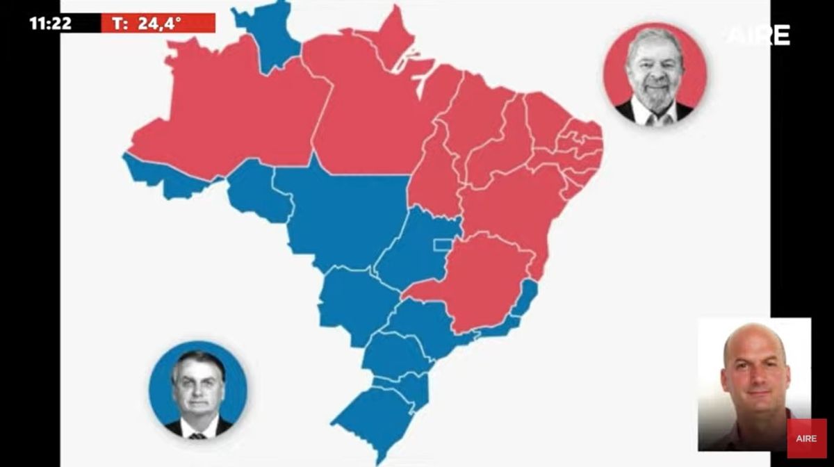 Bolsonaro y Lula van a segunda vuelta.