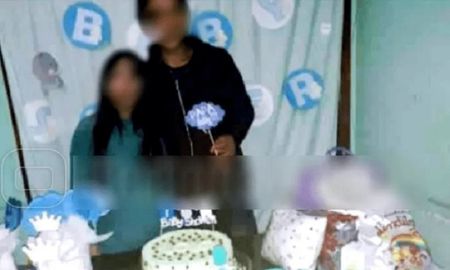 La pareja que organizó el evento La pareja que organizó el evento
