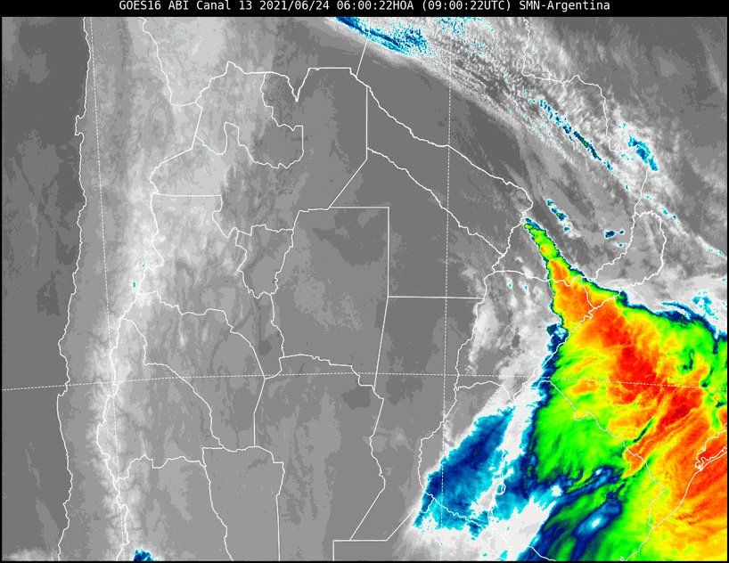 Imágenes satelitales.