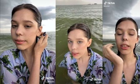 Video viral causó terror en TikTok luego de que una mujer se grabara en medio del océano: ¿es una sirena? Video viral causó terror en TikTok luego de que una mujer se grabara en medio del océano: ¿es una sirena?
