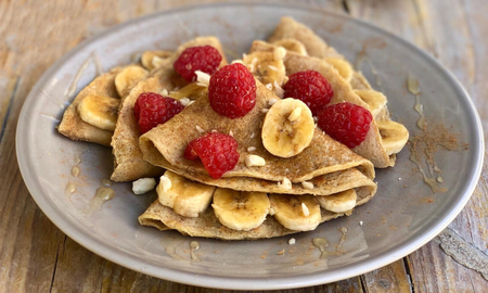Panqueques de avena para el desayuno