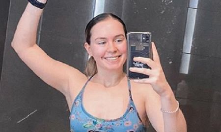 una deportista australiana corrio medio maraton en su habitacion en plena cuarentena una deportista australiana corrio medio maraton en su habitacion en plena cuarentena