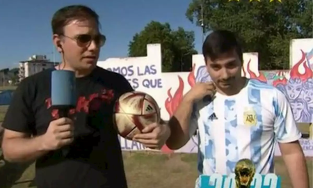 Mundial Qatar 2022: dos hermanos trajeron al país la pelota del tercer gol de la final Mundial Qatar 2022: dos hermanos trajeron al país la pelota del tercer gol de la final