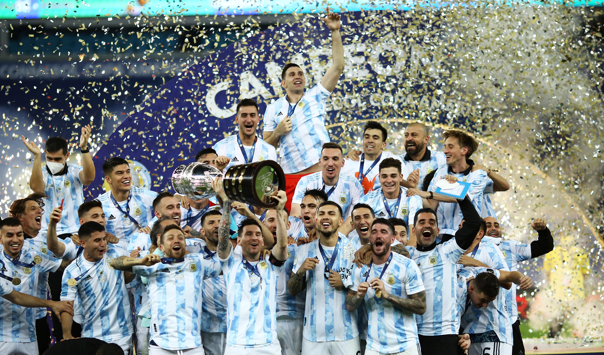 Lionel Messi con la Copa América