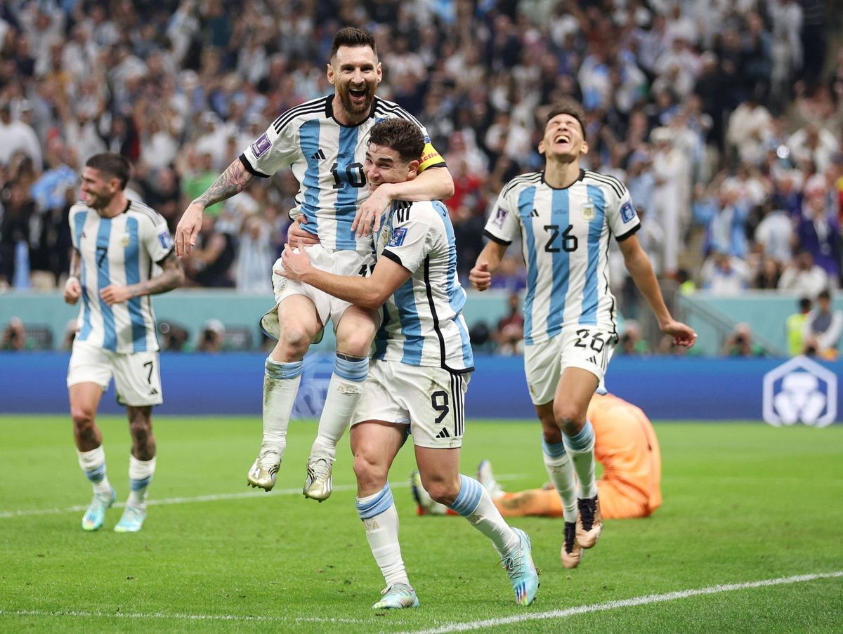 Lionel Messi y Julián Álvarez anotaron los goles de la victoria de Argentina ante Croacia, en las semifinales del Mundial Qatar 2022.