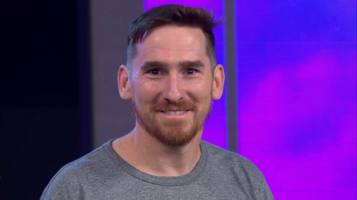 Un joven parecido a Lionel Messi tambi&eacute;n fue "Bienvenidos a Bordo" y enloqueci&oacute; a todos.