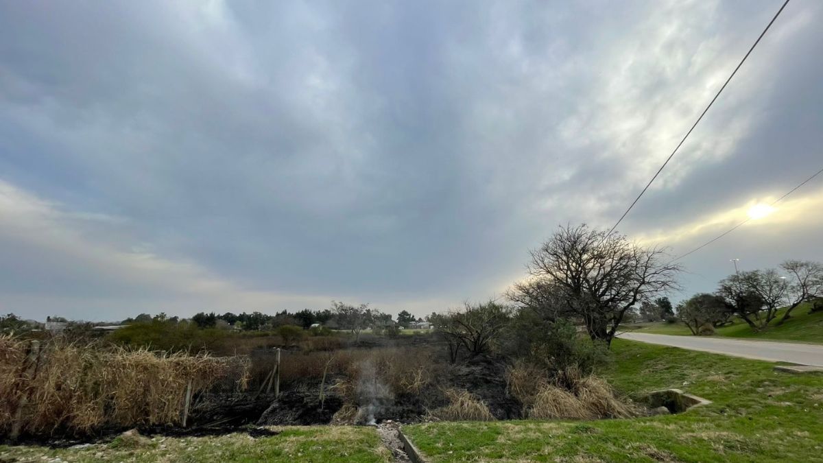 Así quedó la zona luego de que los Bomberos controlen la situación. Así quedó la zona luego de que los Bomberos controlen la situación.